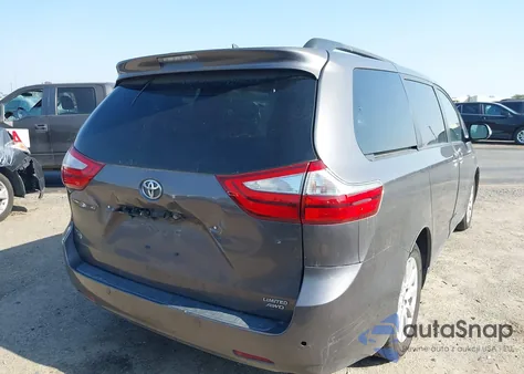 2016 Toyota Sienna Limited 7 Passenger из США, поврежденный, VIN 5TDDK3DC4GS137600